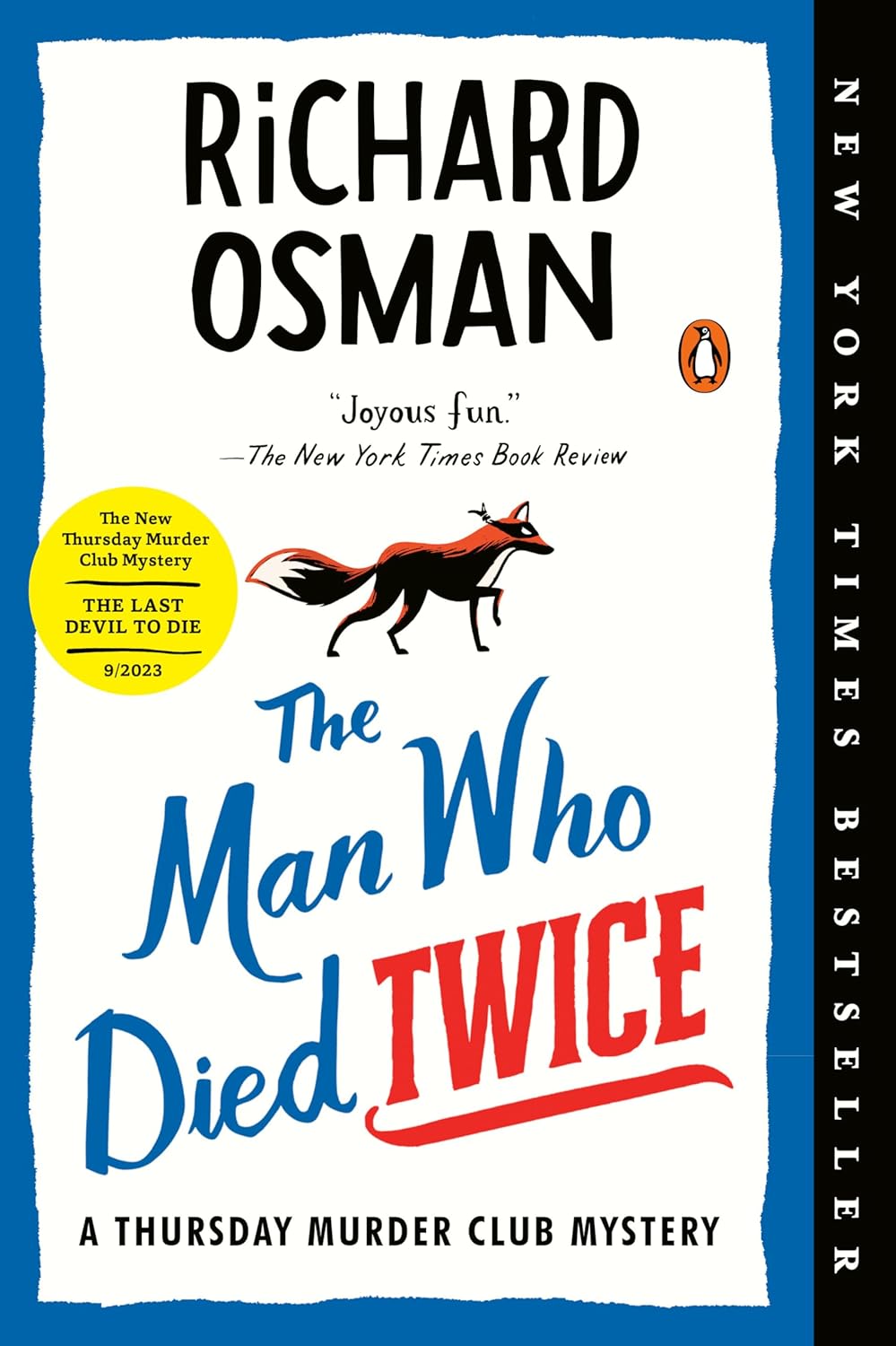 The Man Who Died Twice: A Thursday Murder Club Mystery Paperback
